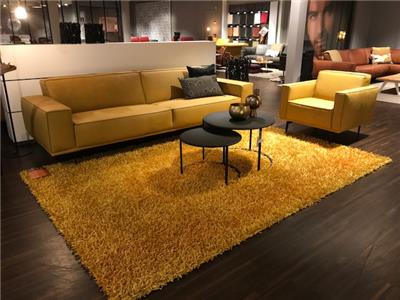 Lederland BEVERWIJK Showroommodel Chiel 3,5 zitsbank + Caro fauteuil